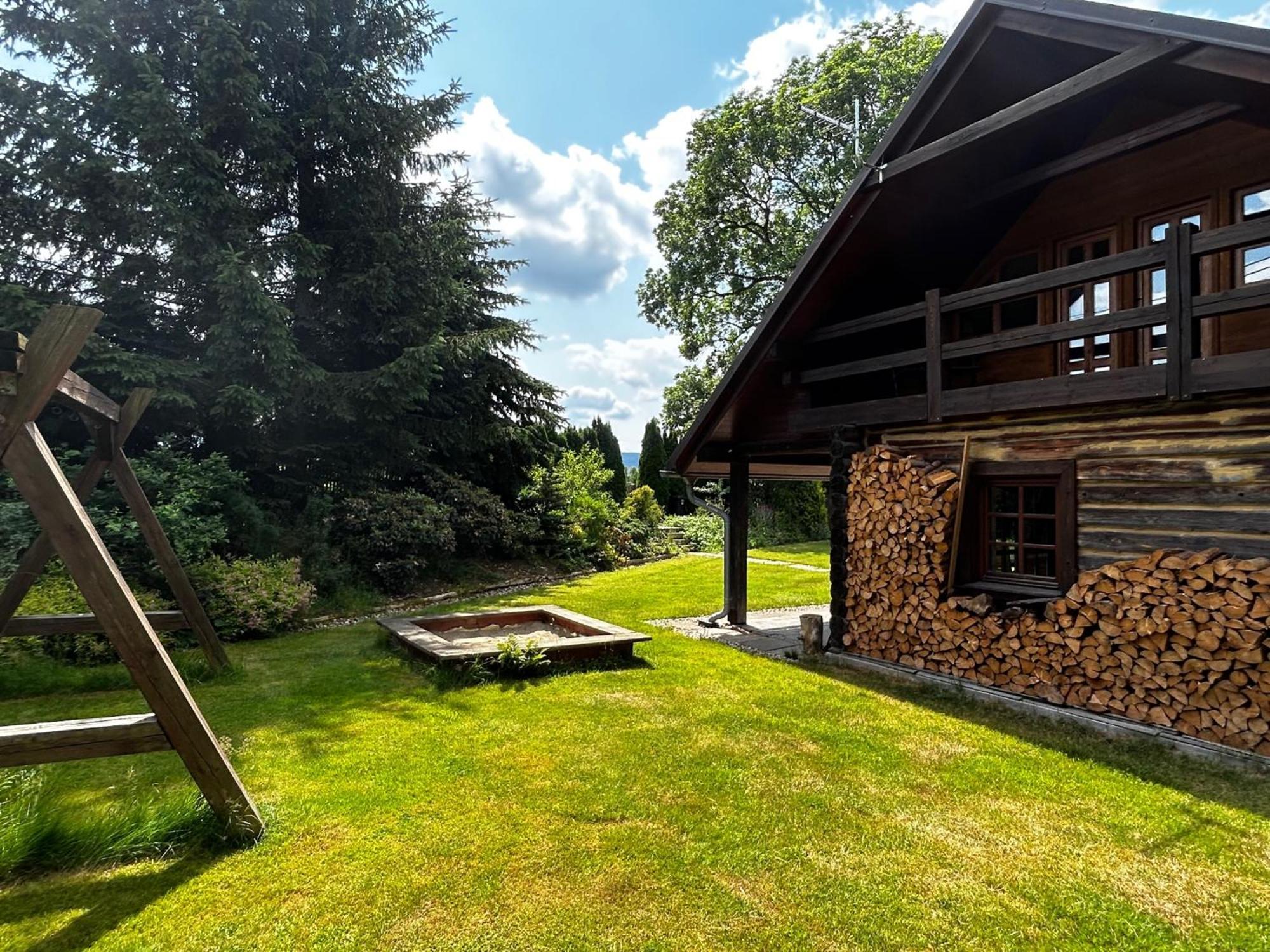 Log Cabin In Czech-Saxon Switzerland Šluknov エクステリア 写真